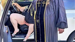 The pastor buried his tongue deep in my big fat pussy, I almost squirted - GORGEOUS BBW SSBBW creampie Pussy, big ass, thick ass, big fat ass, fat pussy, hijab Muslim, massive cum load, SEXY BEAUTIFUL BBW pussy eating, facesitting, massive ass, asshole cl