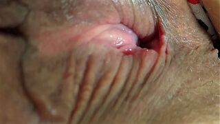 Big ass white GILF working out with lots of exercise stretching - GORGEOUS BBW SSBBW flashing and showing her phat booty and meaty pussy close up