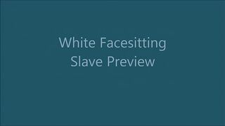 White Facesitting Preview