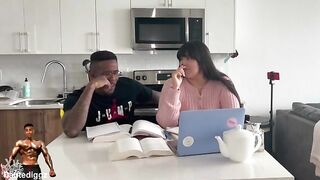 Latina BBW Gets Dicked Down For Being A Great Study Buddy