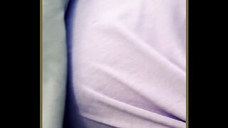 WIFEY stops traffic braless perfect tits