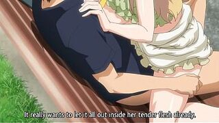 Hentai colleges fucking in public park