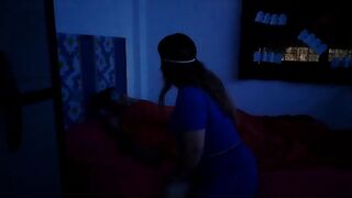 BIG-ASS NAUGHTY STEPMOM: Dad leaves stepson with Sensational Latina kinky stepmom on Halloween